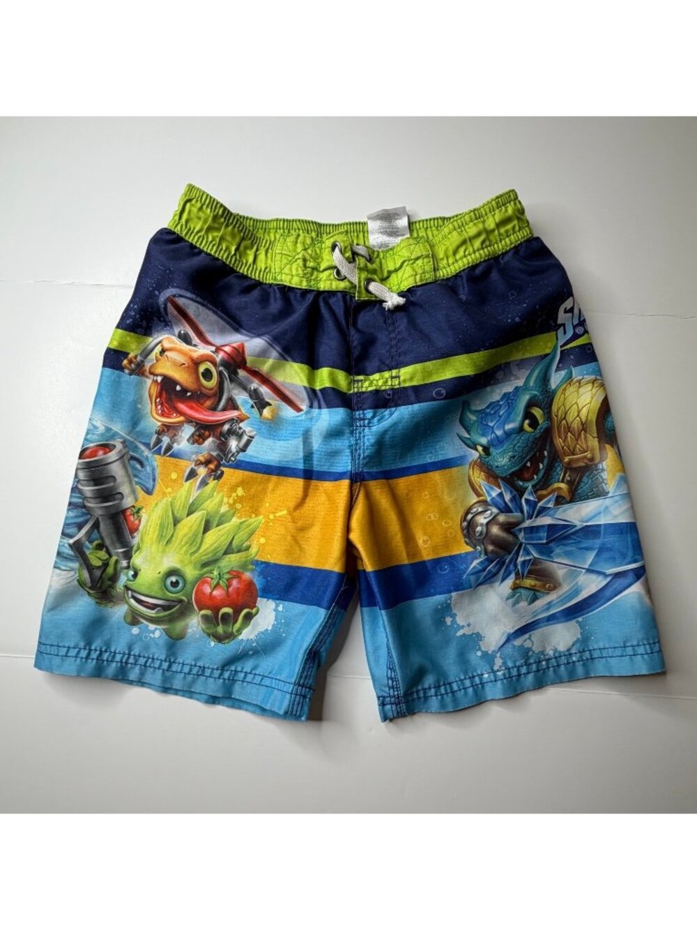Skylanders Boys Swim Trunks Shorts Sz S 6/7